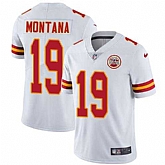 Nike Kansas City Chiefs #19 Joe Montana White NFL Vapor Untouchable Limited Jersey,baseball caps,new era cap wholesale,wholesale hats